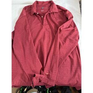 Nike Golf Polo Shirt Long Sleeve Dri Fit Perfomance Mens XL